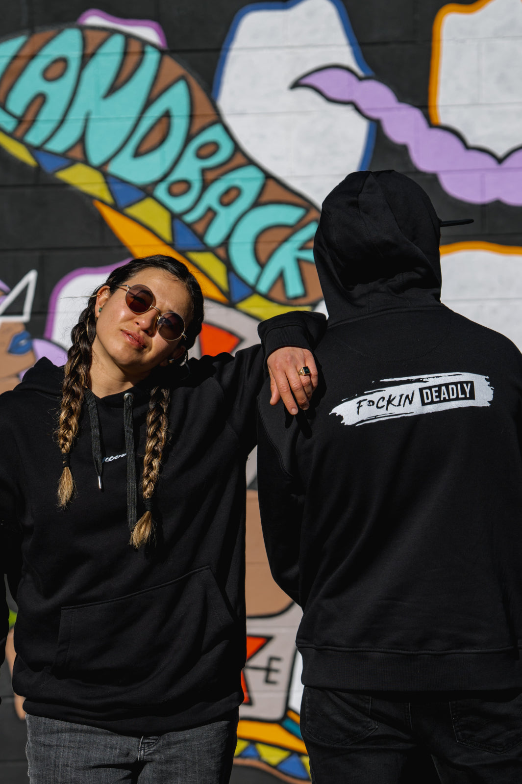 F*CKIN DEADLY Eco Hoodie - Black