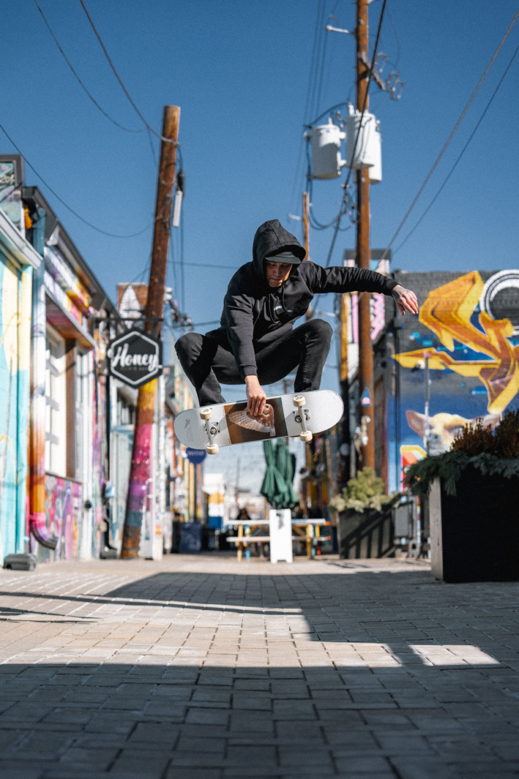 F*CKIN DEADLY Eco Hoodie - Black