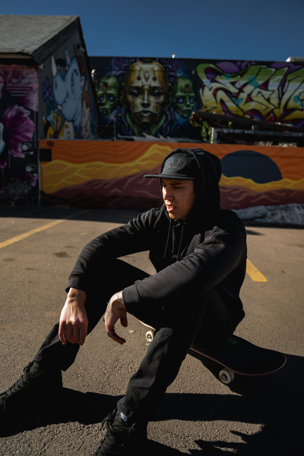 F*CKIN DEADLY Eco Hoodie - Black