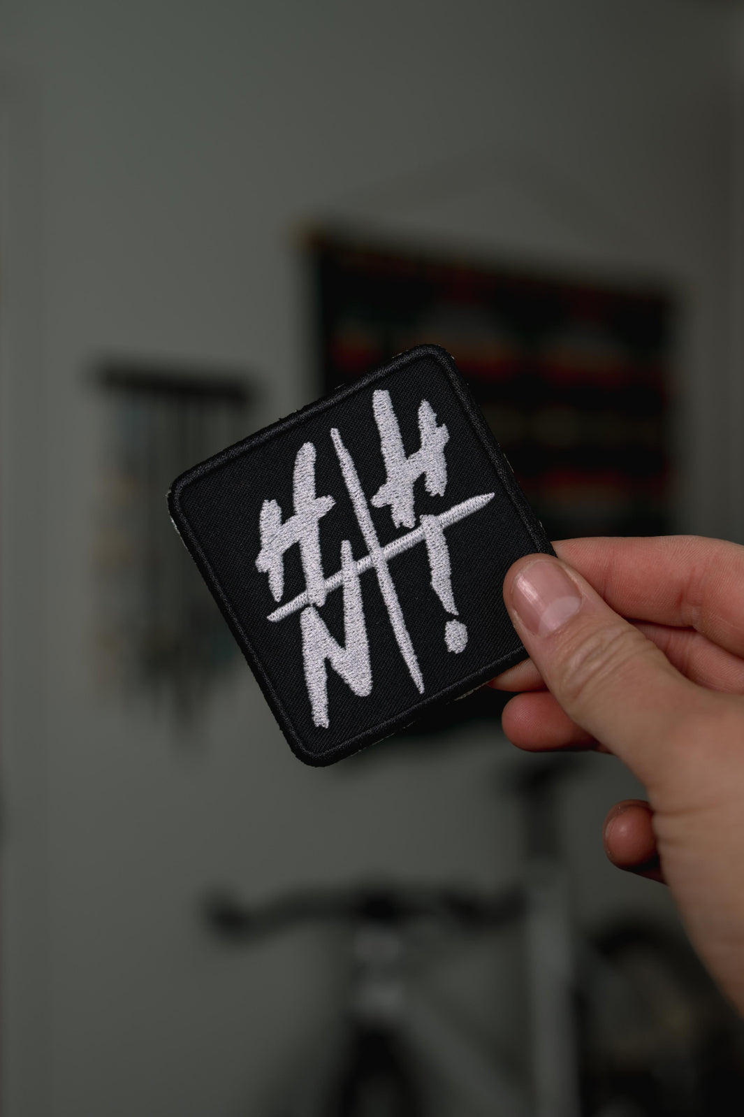 HOKA HEY NATION Patch - Black