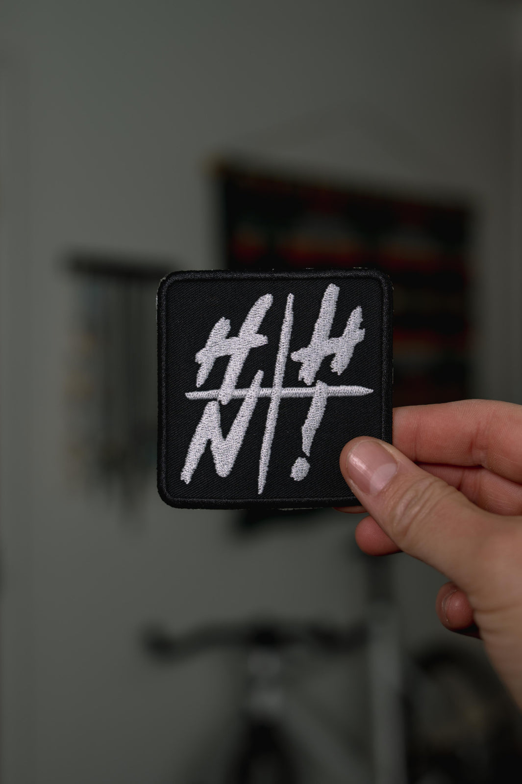 HOKA HEY NATION Patch - Black