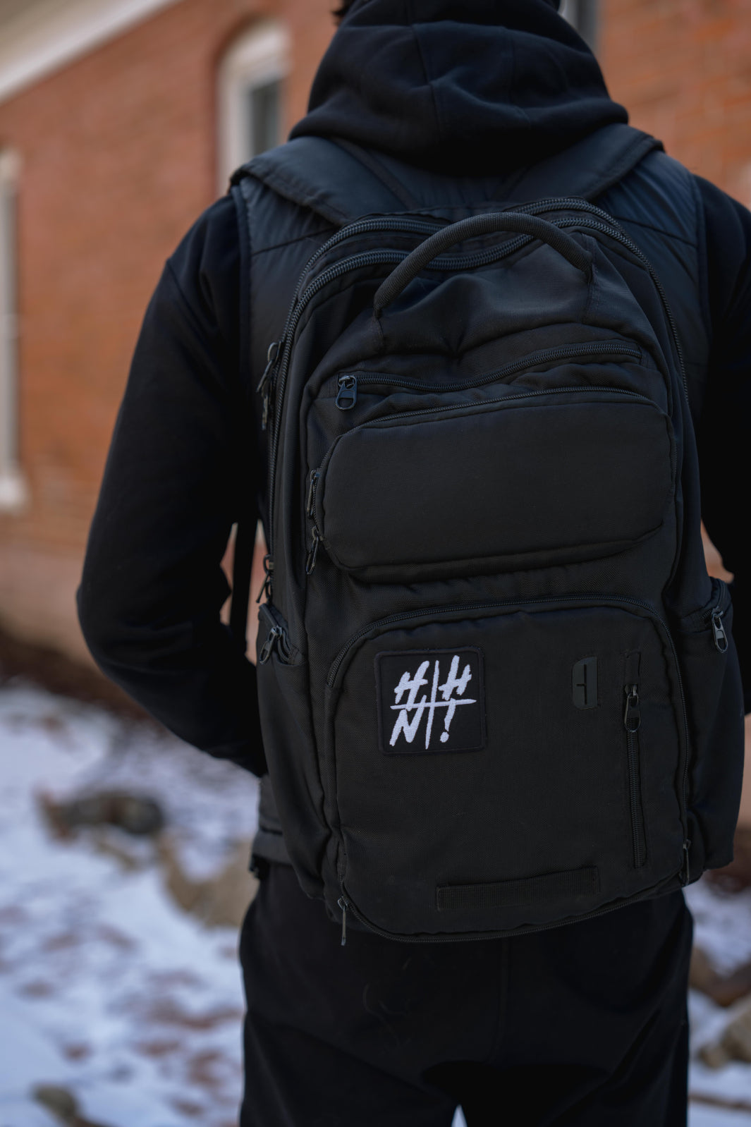 HOKA HEY NATION Patch - Black