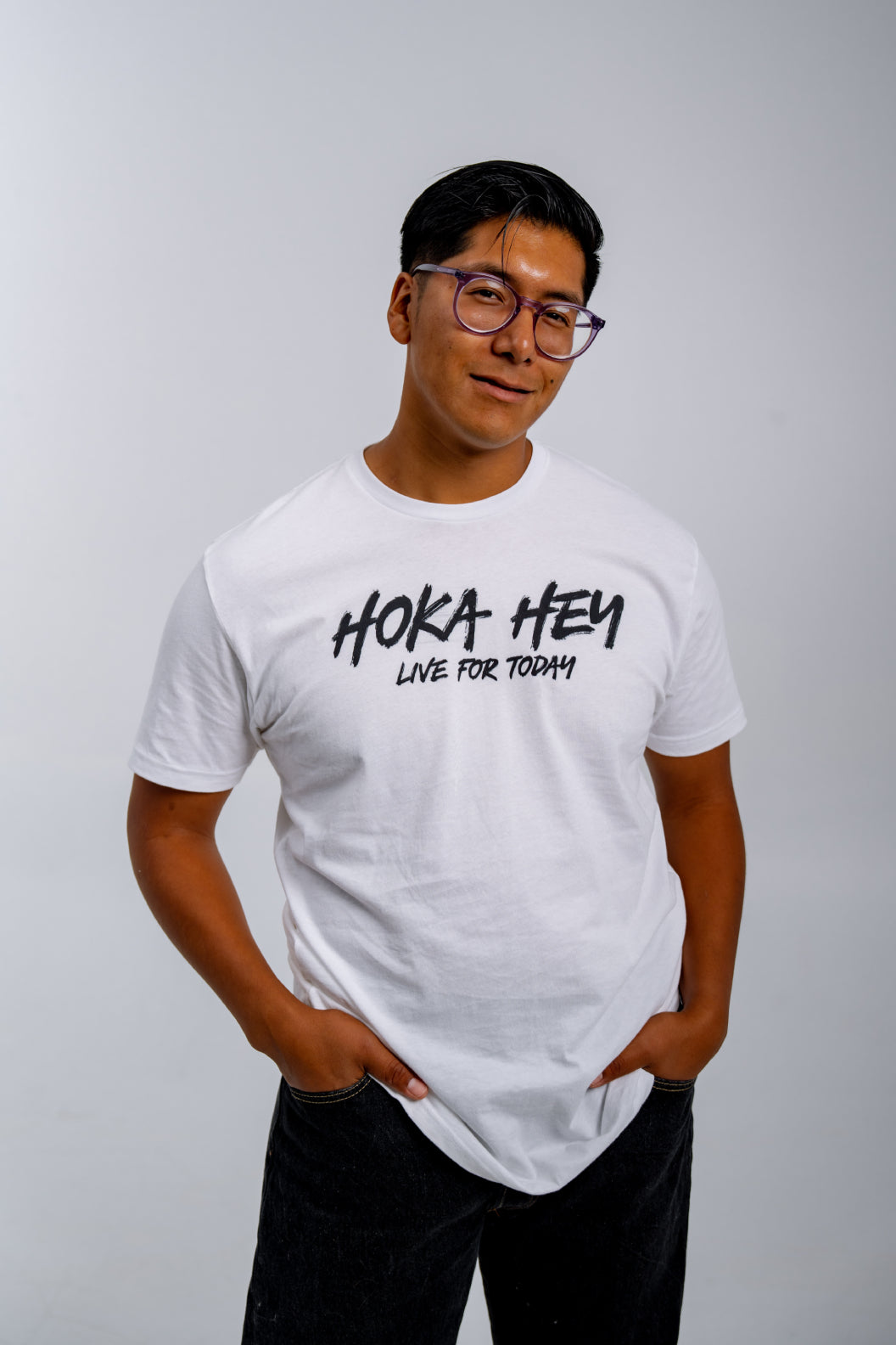 HOKA HEY LIVE FOR TODAY Short Sleeve - White