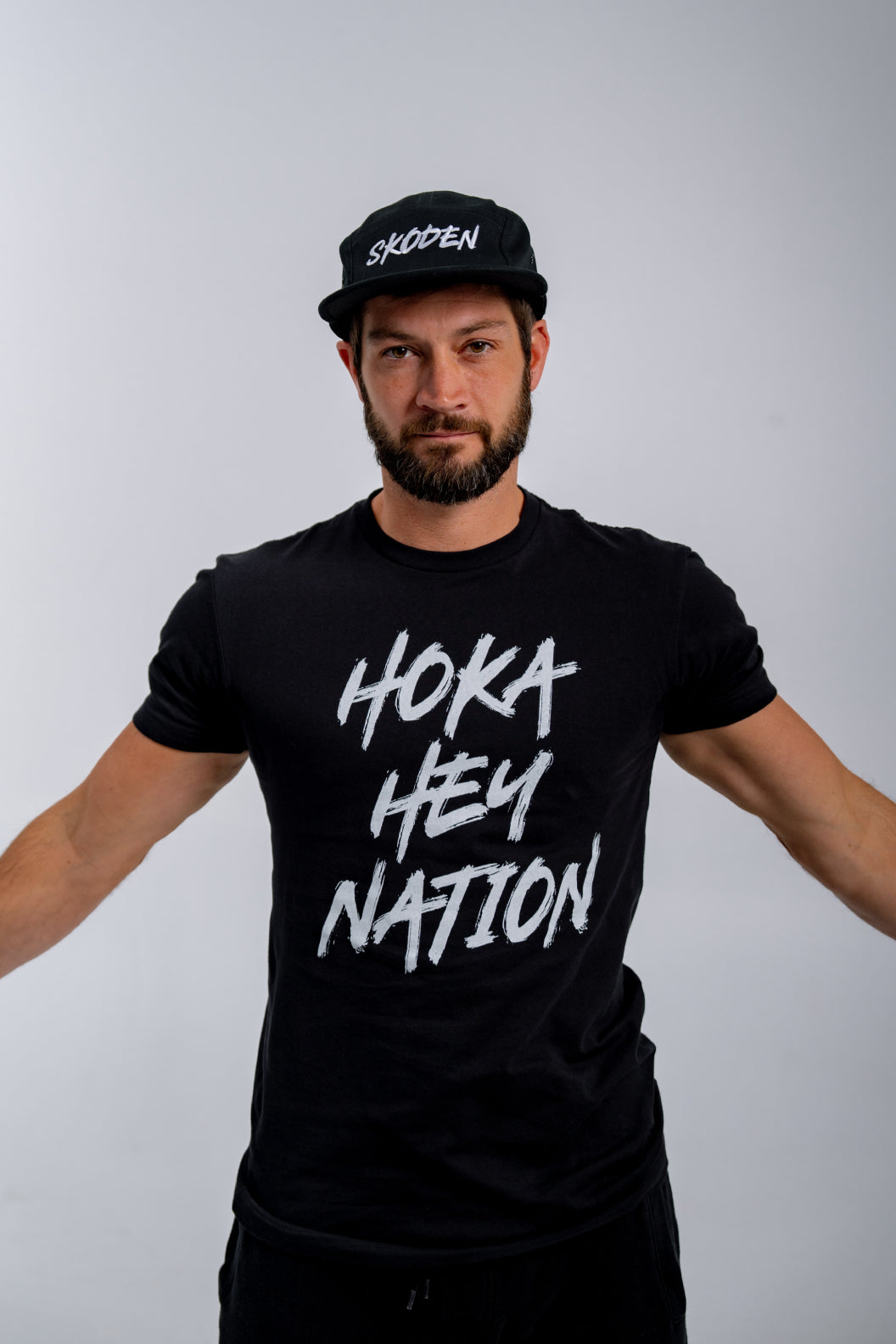 HOKA HEY NATION Short Sleeve - Black