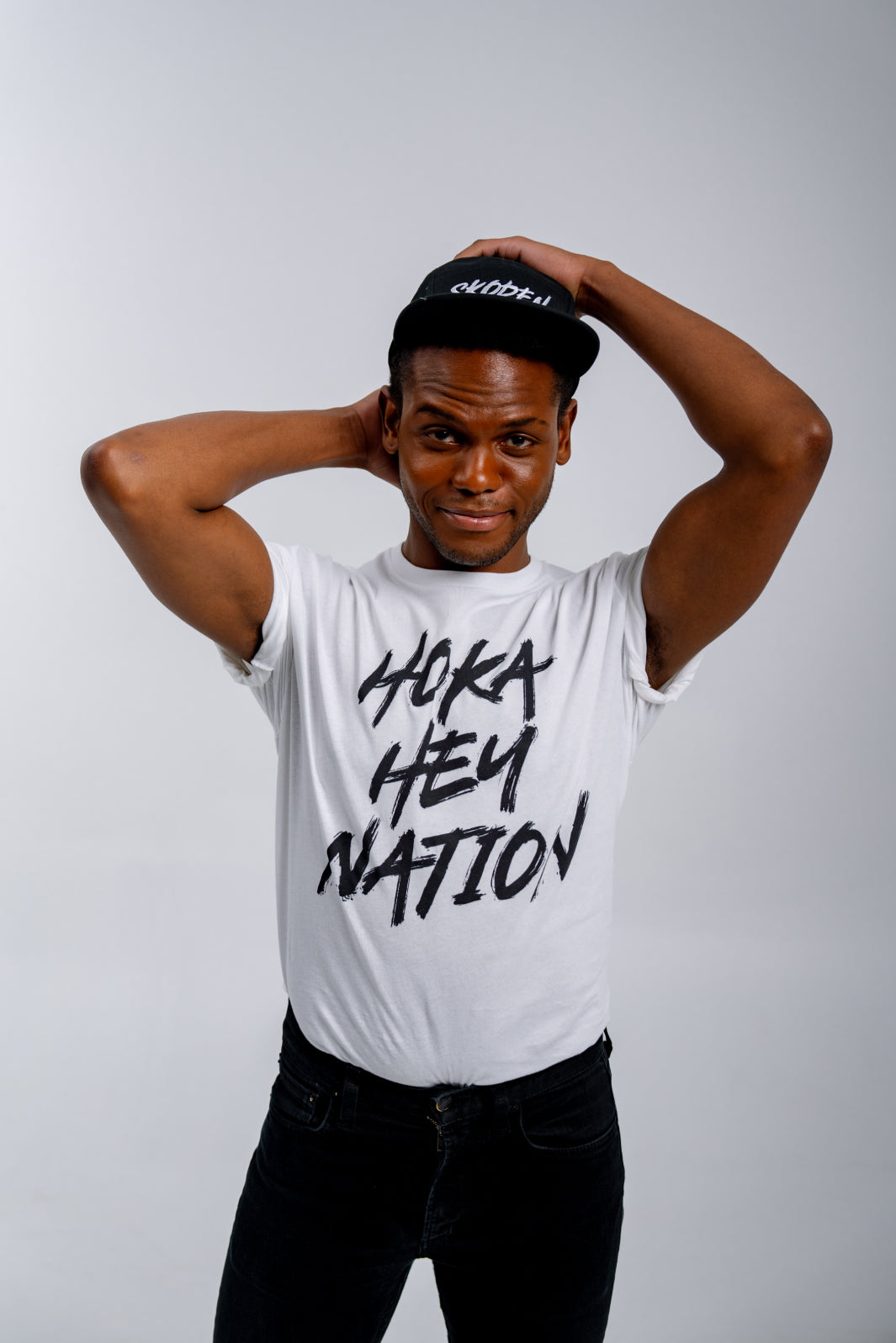 HOKA HEY NATION Short Sleeve - White