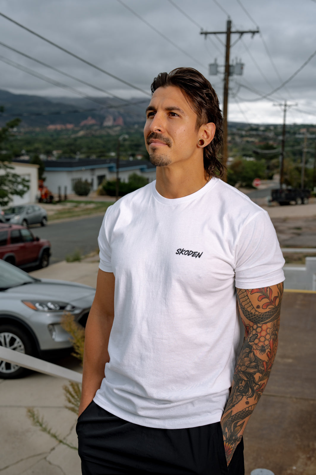 SKODEN Short Sleeve - White